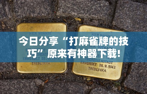 独家脚本实测“微乐麻将有玩的技巧吗”通用版下载教程!