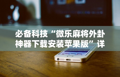 最新教程“贵阳微乐麻将开挂怎么安装”详细外挂安装步骤