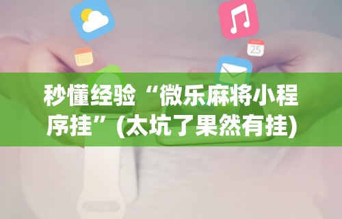 推荐一款“网上打麻将买挂怎么买”(透视挂)辅助透视教程