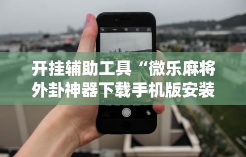 玩家必读“微信微乐麻将外卦神器下载安装ios”详细分享装挂