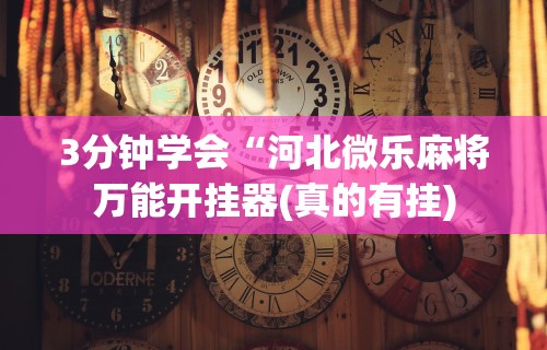 辅助开挂工具“牵手跑胡子开挂神器下载”详细分享装挂