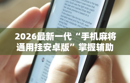 2026最新一代“手机麻将通用挂安卓版”掌握辅助功能必胜规则