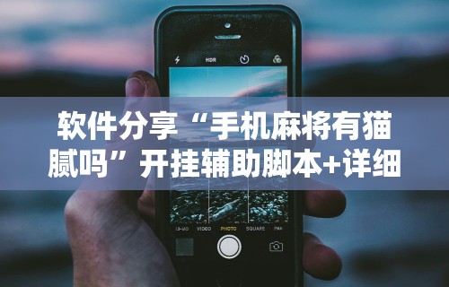 软件分享“手机麻将有猫腻吗	”开挂辅助脚本+详细开挂安装教程