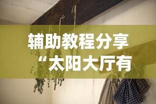 辅助教程分享“太阳大厅有挂吗”(详细透视教程)