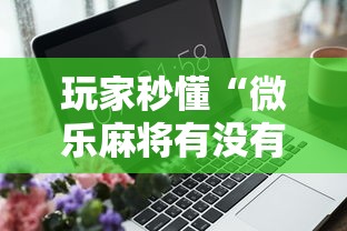 玩家秒懂“微乐麻将有没有技巧”开挂辅助软件教程