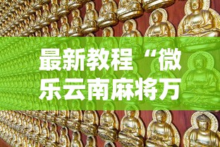 最新教程“微乐云南麻将万能开挂器”原来可以开挂